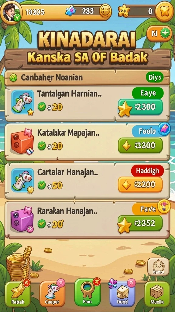 nagawin - Beragam karakter menarik untuk dipilih.