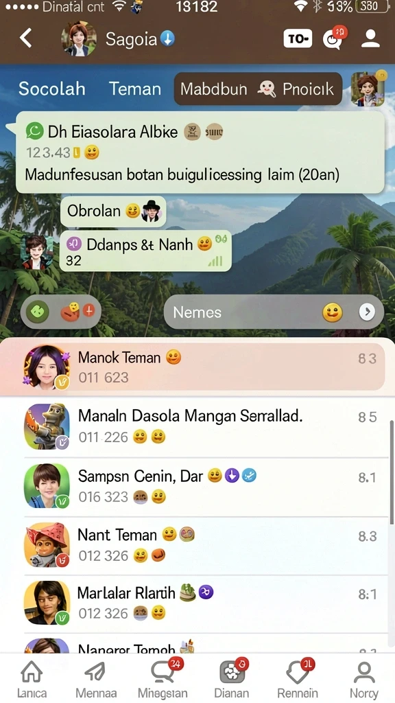 nona88 - Karakter dengan desain yang unik dan menarik.