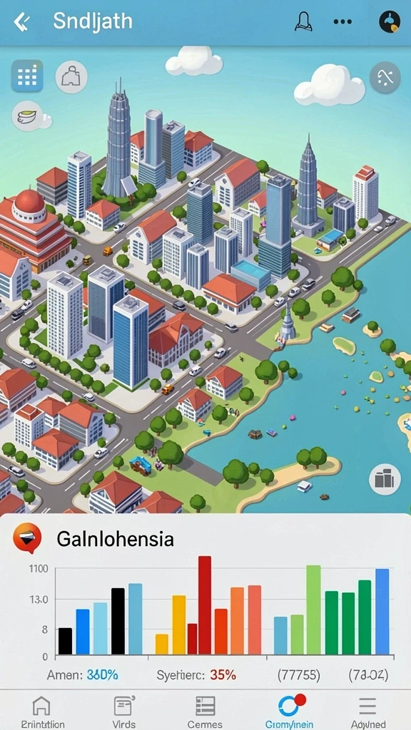 qqnusa - Tangkapan layar menampilkan grafis yang memukau dari dunia permainan.